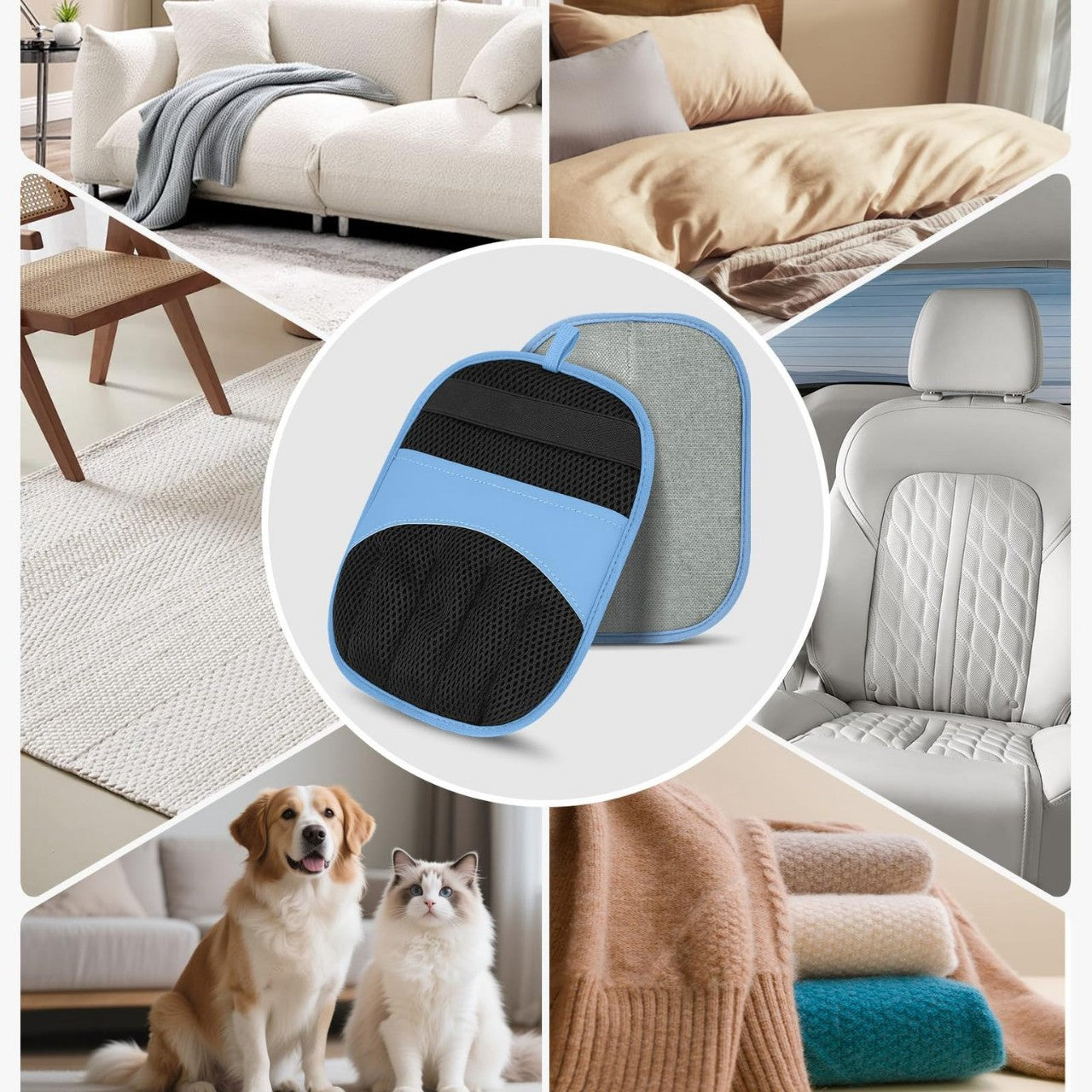 Electrostatic Hair Removal Gloves