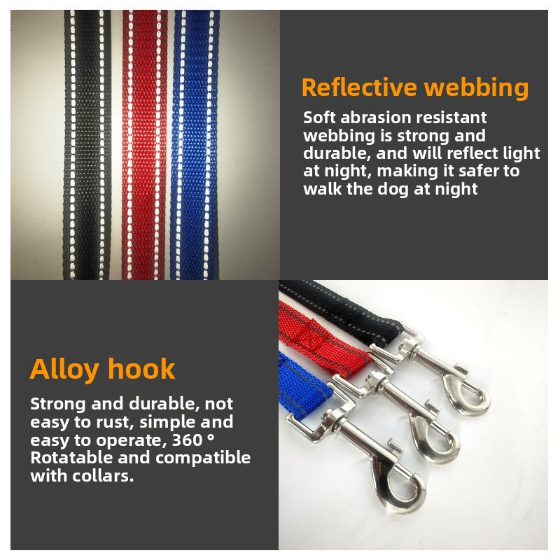 Long Reflective Pet Leash